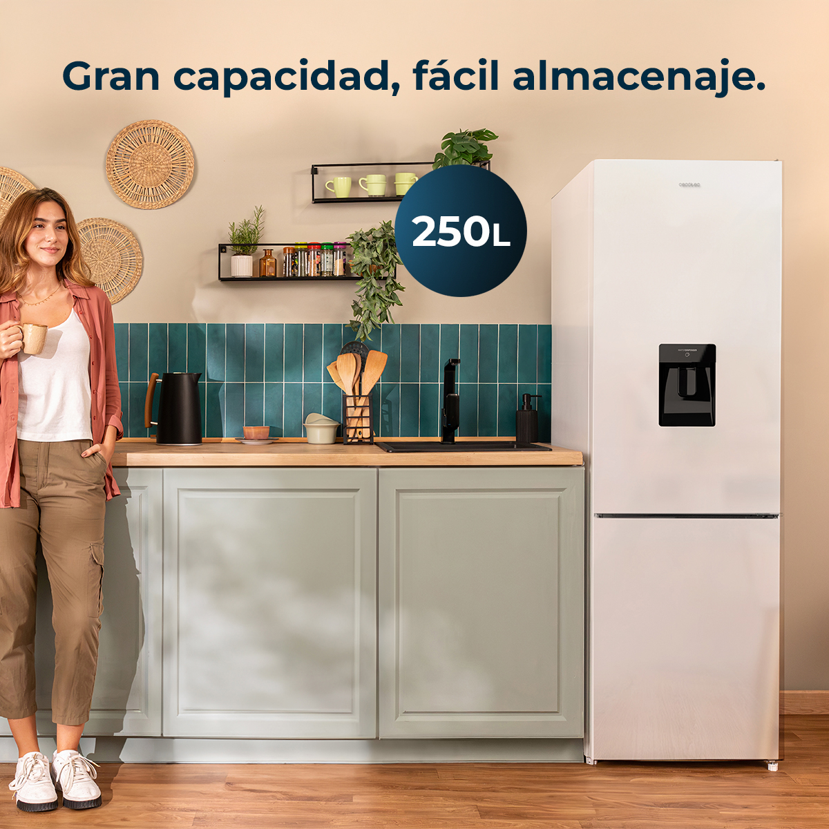 Bolero CoolMarket Combi 250 WD Total White Glass D | Envío, instalación y retirada RAEE gratis – foto detalle 2 Bolero CoolMarket Combi 250 WD Total White Glass D | Envío, instalación y retirada RAEE gratis – foto detalle 2